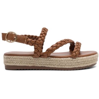 DeeZee Espadryle E8875-1 Brązowy 38 Brązowy Damskie DeeZee Espadryle E8875-1 Brązowy 38 Brązowy Damskie