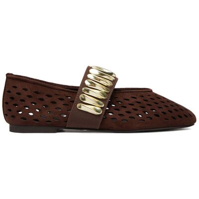 DeeZee Baleriny CEO-HY8171-1 Brązowy 37 Brązowy Damskie DeeZee Baleriny CEO-HY8171-1 Brązowy 37 Brązowy Damskie