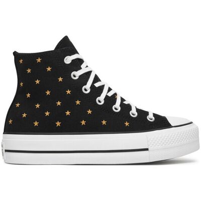 Converse Trampki Chuck Taylor All Star Lift Platform Embroidered Stars A16113C Czarny 39_1_2 Czarny Damskie Converse Trampki Chuck Taylor All Star Lift Platform Embroidered Stars A16113C Czarny 39_1_2 Czarny Damskie
