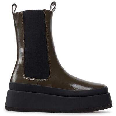 DeeZee Botki ZALY21025-8 Zielony 39 Zielony Damskie DeeZee Botki ZALY21025-8 Zielony 39 Zielony Damskie