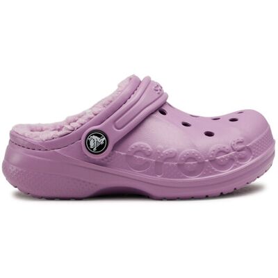 Crocs Klapki Baya Lined Clog K 207500-5Q5 Fioletowy 33_34 Fioletowy Dziewczynka Crocs Klapki Baya Lined Clog K 207500-5Q5 Fioletowy 33_34 Fioletowy Dziewczynka