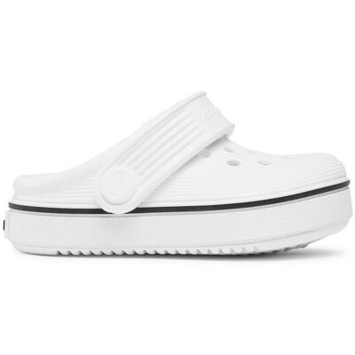 Klapki Crocs Crocband Clean Clog T 208479 Biały 19_20 Biały Dziewczynka Klapki Crocs Crocband Clean Clog T 208479 Biały 19_20 Biały Dziewczynka