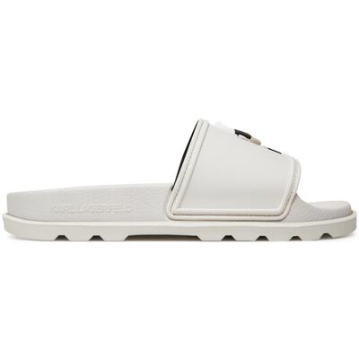 KARL LAGERFELD Klapki KL80970N Biały 39 Biały Damskie KARL LAGERFELD Klapki KL80970N Biały 39 Biały Damskie