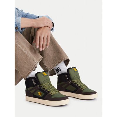 DC Shoes Sneakersy EO-PURE HIGH TOP WC WNT DC01802211 Zielony ciemny 41 Zielony ciemny Męskie DC Shoes Sneakersy EO-PURE HIGH TOP WC WNT DC01802211 Zielony ciemny 41 Zielony ciemny Męskie