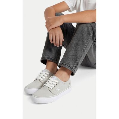 DC Shoes Tenisówki CEOWB-LEA-ZL-DC001-CH Szary 28 Szary Chłopiec DC Shoes Tenisówki CEOWB-LEA-ZL-DC001-CH Szary 28 Szary Chłopiec