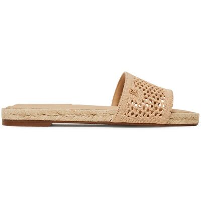 Tommy Hilfiger Espadryle Knit Mesh Espadrille Flat Sandal FW0FW08744 Beżowy 40 Beżowy Damskie Tommy Hilfiger Espadryle Knit Mesh Espadrille Flat Sandal FW0FW08744 Beżowy 40 Beżowy Damskie