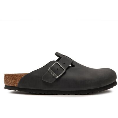 Birkenstock Klapki Boston Bs 0059461 Czarny 44 Czarny Męskie Birkenstock Klapki Boston Bs 0059461 Czarny 44 Czarny Męskie