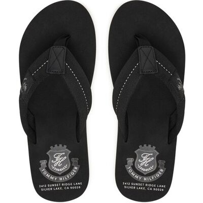 Tommy Hilfiger Japonki Patch Hilfiger Beach Sandal FM0FM05804 Czarny 41 Czarny Męskie Tommy Hilfiger Japonki Patch Hilfiger Beach Sandal FM0FM05804 Czarny 41 Czarny Męskie