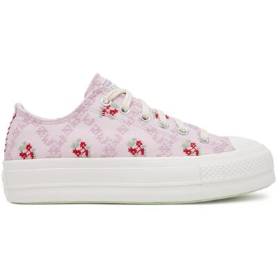 Converse Trampki Chuck Taylor All Star Lift Platform Rose Cross Stitch A13660C Różowy 41_1_2 Różowy Damskie Converse Trampki Chuck Taylor All Star Lift Platform Rose Cross Stitch A13660C Różowy 41_1_2 Różowy Damskie