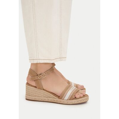 Tommy Hilfiger Espadryle Mid Wedge Espad Webbing FW0FW09230 Beżowy 38 Beżowy Damskie Tommy Hilfiger Espadryle Mid Wedge Espad Webbing FW0FW09230 Beżowy 38 Beżowy Damskie