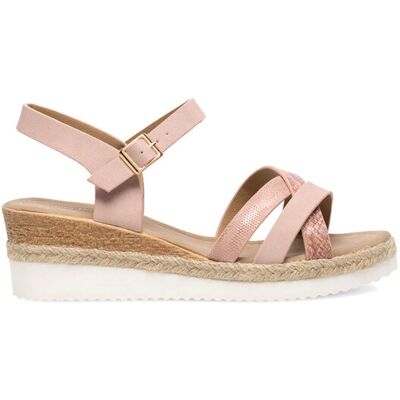 Clara Barson Espadryle WYL0510-04 Różowy 38 Różowy Damskie Clara Barson Espadryle WYL0510-04 Różowy 38 Różowy Damskie