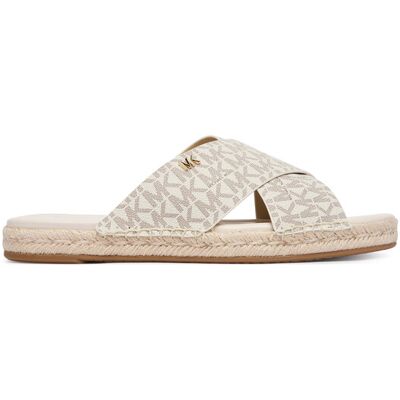 MICHAEL Michael Kors Espadryle Kenzie 40R6KZFS1B Kremowy 35 Kremowy Damskie MICHAEL Michael Kors Espadryle Kenzie 40R6KZFS1B Kremowy 35 Kremowy Damskie