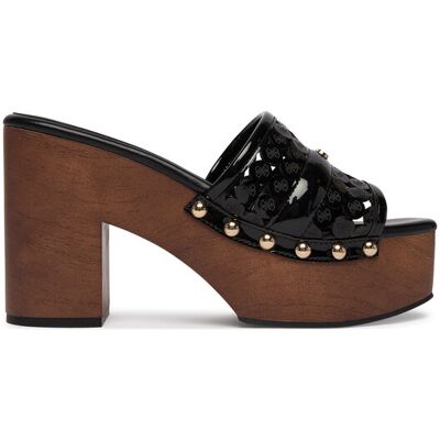 Guess Klapki FLJQUI PAF04 Czarny 39 Czarny Damskie Guess Klapki FLJQUI PAF04 Czarny 39 Czarny Damskie