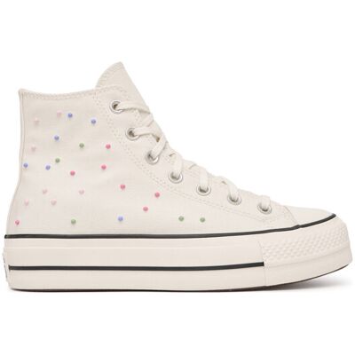 Converse Trampki Chuck Taylor All Star Lift Platform Mini Studs A19140C Écru 39_1_2 Kremowy Damskie Converse Trampki Chuck Taylor All Star Lift Platform Mini Studs A19140C Écru 39_1_2 Kremowy Damskie