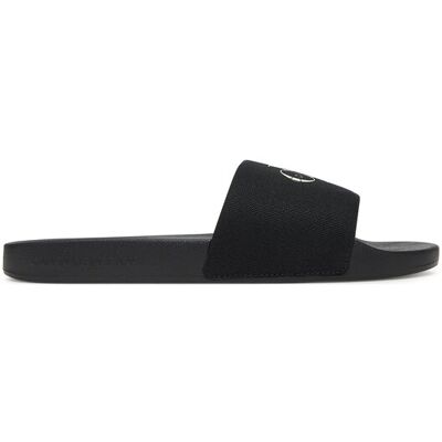 Calvin Klein Jeans Klapki Slide Monologo Cv YM0YM01367 Czarny 43 Czarny Męskie Calvin Klein Jeans Klapki Slide Monologo Cv YM0YM01367 Czarny 43 Czarny Męskie