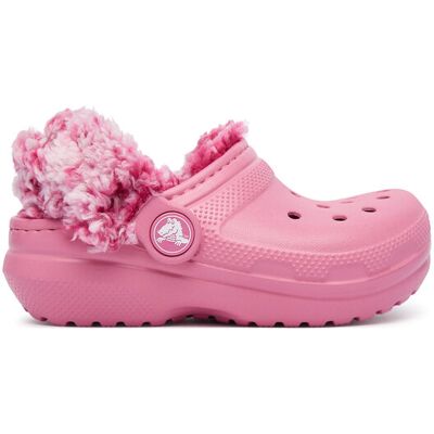 Crocs Klapki Classic Fleece Lined Clog T 212857 Różowy 24_25 Różowy Dziewczynka Crocs Klapki Classic Fleece Lined Clog T 212857 Różowy 24_25 Różowy Dziewczynka