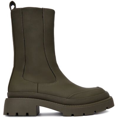 DeeZee Botki 13096-10 Khaki 37 Khaki Damskie DeeZee Botki 13096-10 Khaki 37 Khaki Damskie