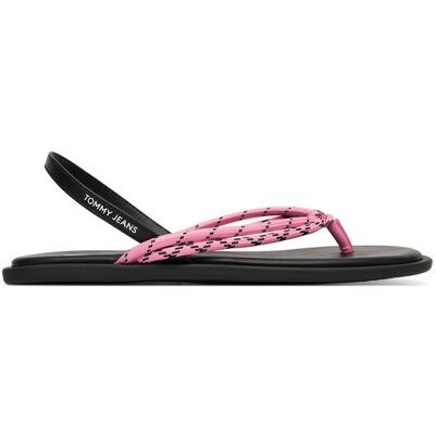 Tommy Jeans Sandały Tjw Casual Rope Sandal EN0EN02951 Różowy 38 Różowy Damskie Tommy Jeans Sandały Tjw Casual Rope Sandal EN0EN02951 Różowy 38 Różowy Damskie
