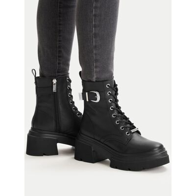 Steve Madden Trzewiki Braker SM11005039 Czarny 40 Czarny Damskie Steve Madden Trzewiki Braker SM11005039 Czarny 40 Czarny Damskie