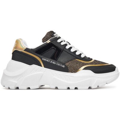 Versace Jeans Couture Sneakersy 78VA3SC4 Czarny 39 Czarny Damskie Versace Jeans Couture Sneakersy 78VA3SC4 Czarny 39 Czarny Damskie