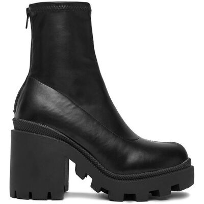 DeeZee Botki ZB362-2 Czarny 41 Czarny Damskie DeeZee Botki ZB362-2 Czarny 41 Czarny Damskie
