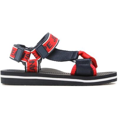 Pepe Jeans Sandały Pool Tape B PBS70056 Czerwony 34 Czerwony Chłopiec Pepe Jeans Sandały Pool Tape B PBS70056 Czerwony 34 Czerwony Chłopiec