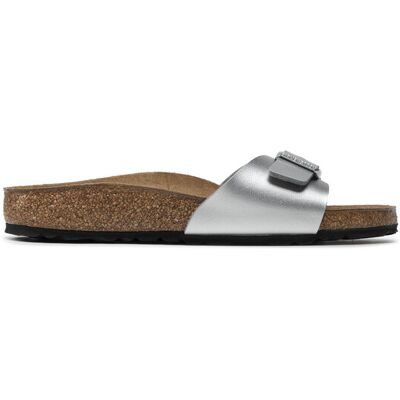 Birkenstock Klapki Madrid Bs 0040413 Srebrny 38 Srebrny Damskie Birkenstock Klapki Madrid Bs 0040413 Srebrny 38 Srebrny Damskie