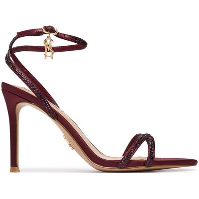 Steve Madden Sandały 11005123 Bordowy 39 Bordowy Damskie Steve Madden Sandały 11005123 Bordowy 39 Bordowy Damskie