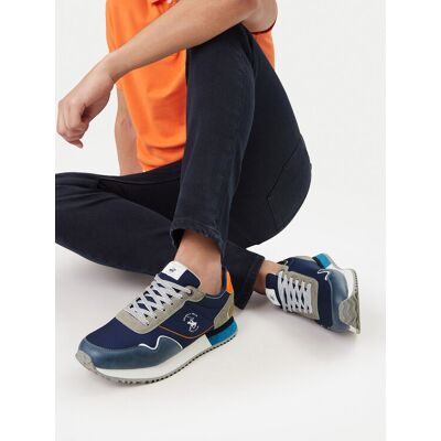 Beverly Hills Polo Club Sneakersy EO-GUIDIO-01 Granatowy 44 Granatowy Męskie Beverly Hills Polo Club Sneakersy EO-GUIDIO-01 Granatowy 44 Granatowy Męskie