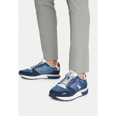 Beverly Hills Polo Club Sneakersy CRUZ MIX Granatowy 43 Granatowy Męskie Beverly Hills Polo Club Sneakersy CRUZ MIX Granatowy 43 Granatowy Męskie
