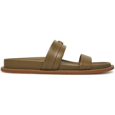 MICHAEL Michael Kors Klapki Mandy Flat Sandal 40S5MAFS2L Zielony 38 Zielony Damskie MICHAEL Michael Kors Klapki Mandy Flat Sandal 40S5MAFS2L Zielony 38 Zielony Damskie
