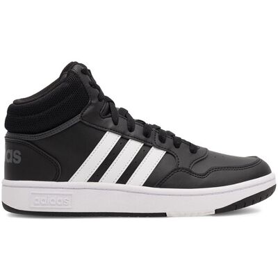 Adidas Sneakersy HOOPS MID 3.0 K GW0402 Czarny 39_1_3 Czarny Chłopiec Adidas Sneakersy HOOPS MID 3.0 K GW0402 Czarny 39_1_3 Czarny Chłopiec