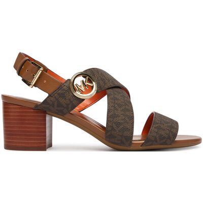 MICHAEL Michael Kors Sandały Vera Flex Mid 40S6VEMS1B Brązowy 38 Brązowy Damskie MICHAEL Michael Kors Sandały Vera Flex Mid 40S6VEMS1B Brązowy 38 Brązowy Damskie