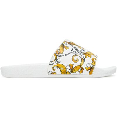 Versace Jeans Couture Klapki 78VA3SQ3 Biały 35 Biały Damskie Versace Jeans Couture Klapki 78VA3SQ3 Biały 35 Biały Damskie
