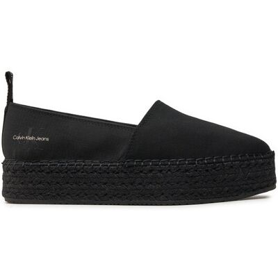 Calvin Klein Jeans Espadryle Platform Espadrille Mix Ml Mtl YW0YW01622 Czarny 37 Czarny Damskie Calvin Klein Jeans Espadryle Platform Espadrille Mix Ml Mtl YW0YW01622 Czarny 37 Czarny Damskie