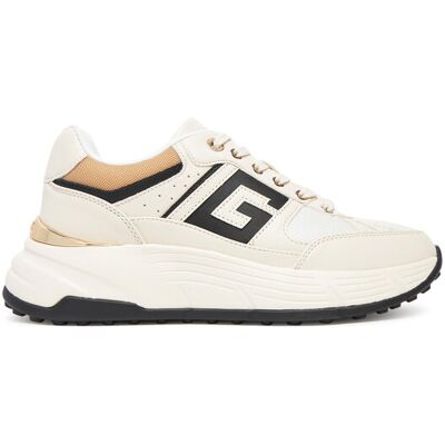 Guess Sneakersy FLTFON FAB12 Écru 35 Kremowy Damskie Guess Sneakersy FLTFON FAB12 Écru 35 Kremowy Damskie