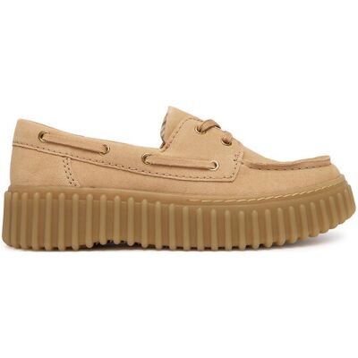 Clarks Półbuty Torhill Boat 26186301 Beżowy 39_5 Beżowy Damskie Clarks Półbuty Torhill Boat 26186301 Beżowy 39_5 Beżowy Damskie