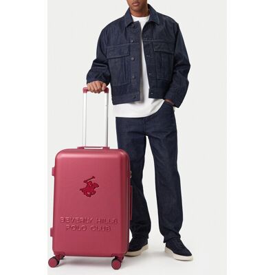 Beverly Hills Polo Club Walizka średnia CEO-BHPC-M-004-08-BURGUNDY Bordowy NOSIZE Bordowy Unisex Beverly Hills Polo Club Walizka średnia CEO-BHPC-M-004-08-BURGUNDY Bordowy NOSIZE Bordowy Unisex