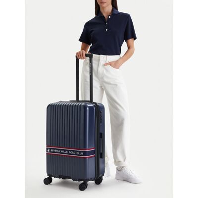 Beverly Hills Polo Club Walizka średnia CEO-BHPC-M-006-08-NAVY Granatowy NOSIZE Granatowy Unisex Beverly Hills Polo Club Walizka średnia CEO-BHPC-M-006-08-NAVY Granatowy NOSIZE Granatowy Unisex
