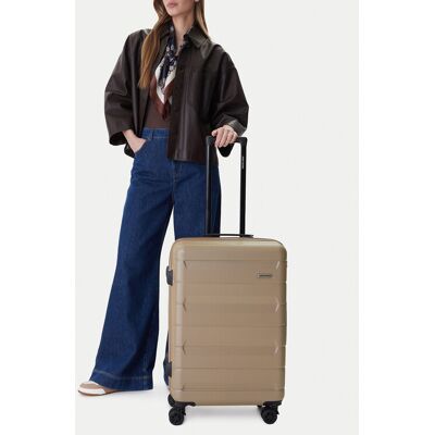 GINO ROSSI Walizka średnia CEO-GIN-M-004-BEIGE Beżowy NOSIZE Beżowy Unisex GINO ROSSI Walizka średnia CEO-GIN-M-004-BEIGE Beżowy NOSIZE Beżowy Unisex