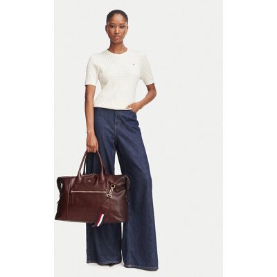 Tommy Hilfiger Torba weekendowa Th Casual Leather Duffle AM0AM14745 Brązowy NOSIZE Brązowy Męskie Tommy Hilfiger Torba weekendowa Th Casual Leather Duffle AM0AM14745 Brązowy NOSIZE Brązowy Męskie