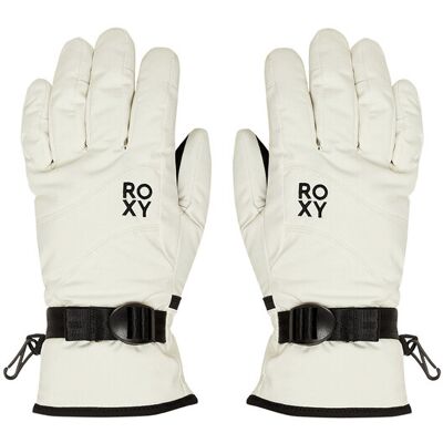 Roxy Rękawice snowboardowe Jetty Solid ERJHN03267 Biały XL Biały Damskie Roxy Rękawice snowboardowe Jetty Solid ERJHN03267 Biały XL Biały Damskie