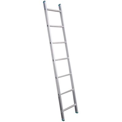 Aluminiowa jednoczęściowa drabina ALVE EUROSTYL, 1x7 szczebli, długość 1,99 m Aluminiowa jednoczęściowa drabina ALVE EUROSTYL, 1x7 szczebli, długość 1,99 m