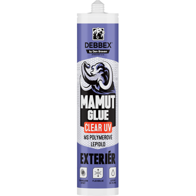 B2B Partner Klej MAMUT GLUE CLEAR UV, 290 ml, przezroczysty B2B Partner Klej MAMUT GLUE CLEAR UV, 290 ml, przezroczysty
