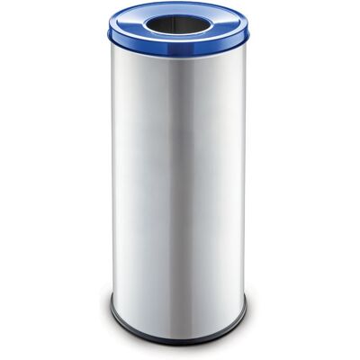 Alda Kosz na śmieci segregowane 45 L, bez naklejki, srebrny, papier Alda Kosz na śmieci segregowane 45 L, bez naklejki, srebrny, papier