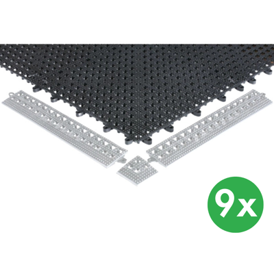 COBA Płytki elastyczne zapobiegające zmęczeniu, 0,3 x 0,3 m, 9 szt. COBA Płytki elastyczne zapobiegające zmęczeniu, 0,3 x 0,3 m, 9 szt.