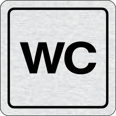 B2B Partner Samoprzylepna tabliczka na drzwi -WC B2B Partner Samoprzylepna tabliczka na drzwi -WC