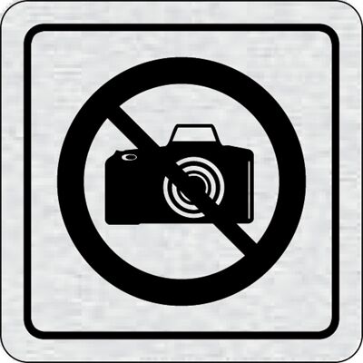 B2B Partner Samoprzylepna tabliczka na drzwi -Zakaz fotografowania B2B Partner Samoprzylepna tabliczka na drzwi -Zakaz fotografowania