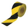 B2B Partner PVC Taśma ostrzegawcza samoprzylepna, długość 18 m, 3 Szt., żółta/czarna