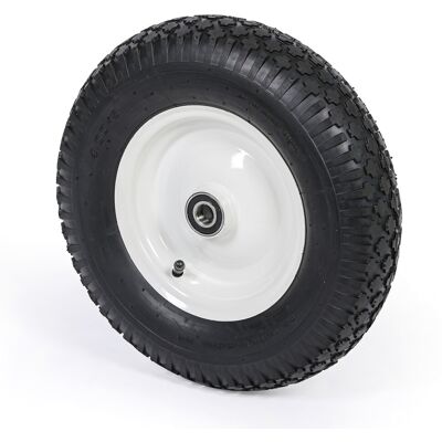 Pojedyncze Koło TENTE 400 mm, plastikowa tarcza, czarna pneumatyka Pojedyncze Koło TENTE 400 mm, plastikowa tarcza, czarna pneumatyka